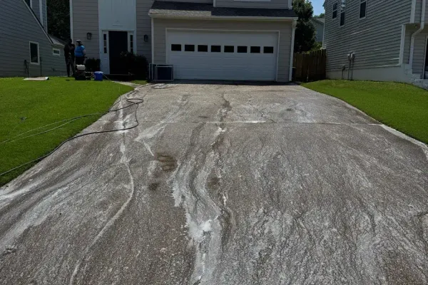 Driveway, walkway, and patio cleaning