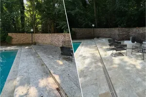 Pool Deck Cleaning