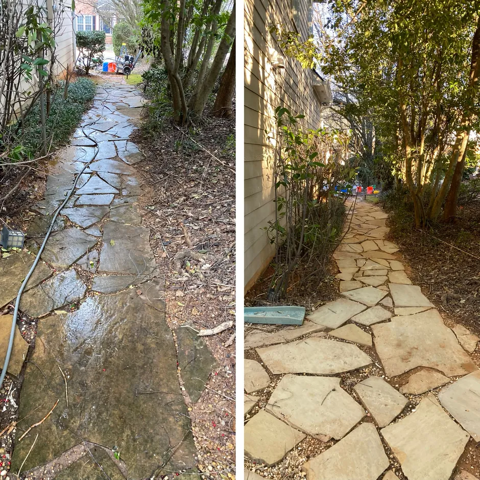 Residential exterior cleaning for North Fulton homes